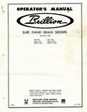 photos of Brillion Seeders Manuals